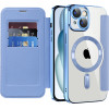 Techsuit - Smartmag Book Case - Iphone 15 Plus - Light Blue