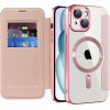 Techsuit - Smartmag Book Case - Iphone 15 Plus - Pink