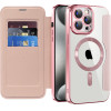 Techsuit - Smartmag Book Case - Iphone 15 Pro - Pink