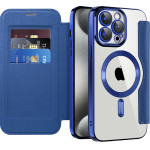 Techsuit - Smartmag Book Case - Iphone 15 Pro Max - Blue