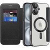 Techsuit - Smartmag Book Case - Iphone 16 Plus - Black
