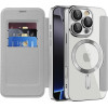 Techsuit - Smartmag Book Case - Iphone 16 Pro - Gray