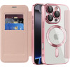 Techsuit - Smartmag Book Case - Iphone 16 Pro - Pink