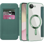 Techsuit - Smartmag Book Case - Iphone 16e - Green