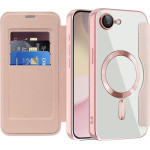 Techsuit - Smartmag Book Case - Iphone 16e - Pink