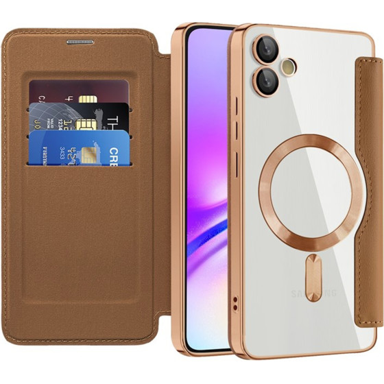 Techsuit - Smartmag Book Case - Samsung Galaxy A05 - Brown