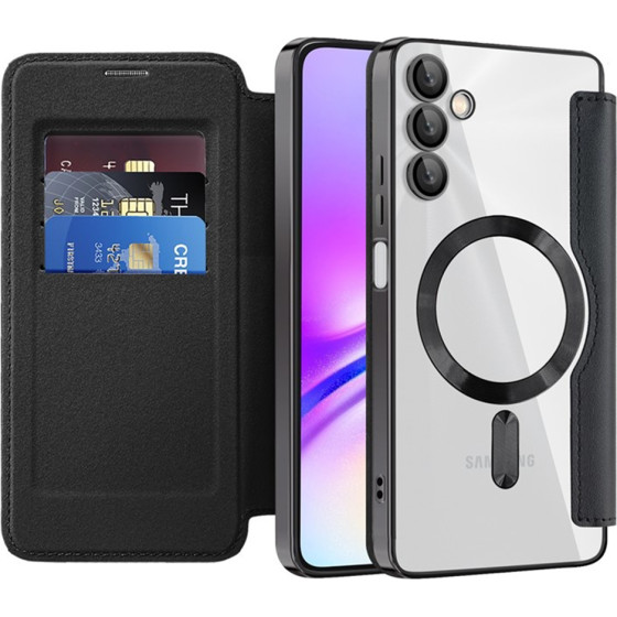 Techsuit - Smartmag Book Case - Samsung Galaxy A05s - Black