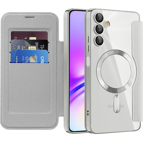 Techsuit - Smartmag Book Case - Samsung Galaxy A05s - Gray