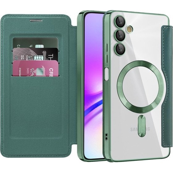 Techsuit - Smartmag Book Case - Samsung Galaxy A05s - Green