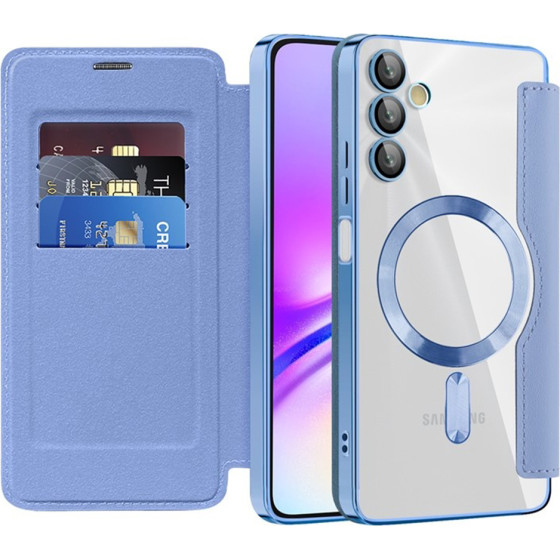 Techsuit - Smartmag Book Case - Samsung Galaxy A05s - Light Blue