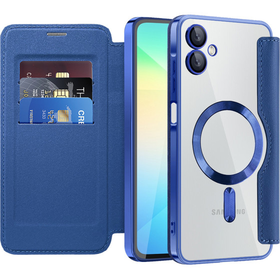 Techsuit - Smartmag Book Case - Samsung Galaxy A06 - Blue