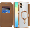 Techsuit - Smartmag Book Case - Samsung Galaxy A06 - Brown