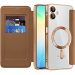 Techsuit - Smartmag Book Case - Samsung Galaxy A06 - Brown