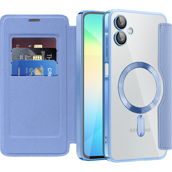 Techsuit - Smartmag Book Case - Samsung Galaxy A06 - Light Blue