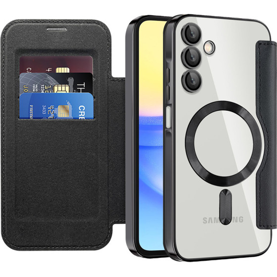 Techsuit - Smartmag Book Case - Samsung Galaxy A15 4G / A15 5G - Black
