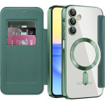 Techsuit - Smartmag Book Case - Samsung Galaxy A15 4G / A15 5G - Green