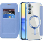 Techsuit - Smartmag Book Case - Samsung Galaxy A15 4G / A15 5G - Light Blue
