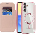 Techsuit - Smartmag Book Case - Samsung Galaxy A15 4G / A15 5G - Pink
