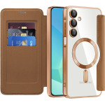 Techsuit - Smartmag Book Case - Samsung Galaxy A16 4G / A16 5G - Brown