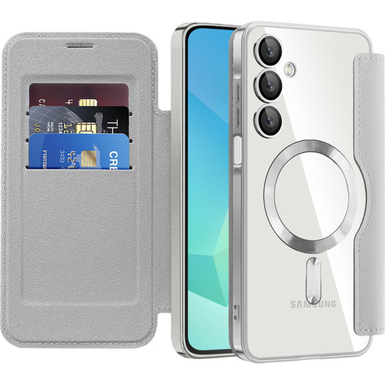 Techsuit - Smartmag Book Case - Samsung Galaxy A16 4G / A16 5G - Gray