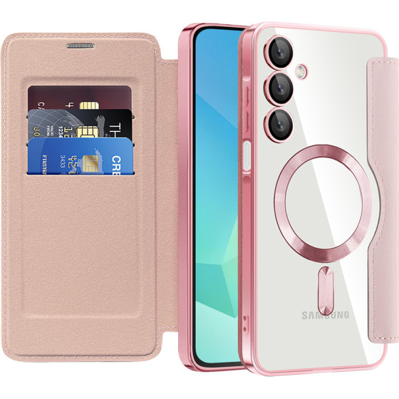 Techsuit - Smartmag Book Case - Samsung Galaxy A16 4G / A16 5G - Pink