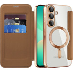 Techsuit - Smartmag Book Case - Samsung Galaxy A26 5G - Brown