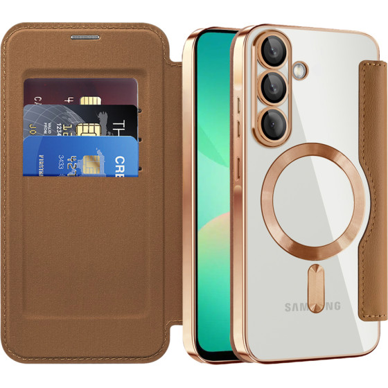 Techsuit - Smartmag Book Case - Samsung Galaxy A26 5G - Brown