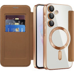 Techsuit - Smartmag Book Case - Samsung Galaxy A35 5G - Brown