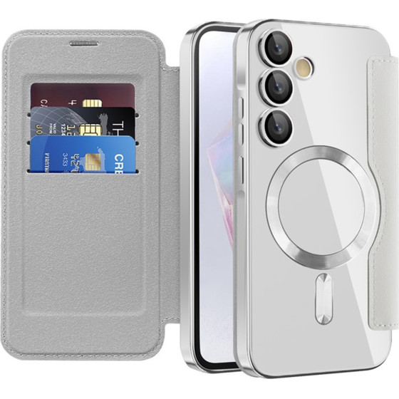 Techsuit - Smartmag Book Case - Samsung Galaxy A35 5G - Gray
