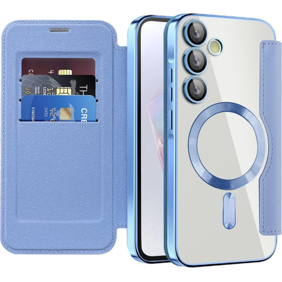 Techsuit - Smartmag Book Case - Samsung Galaxy A35 5G - Light Blue