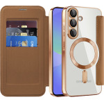 Techsuit - Smartmag Book Case - Samsung Galaxy A36 5G - Brown
