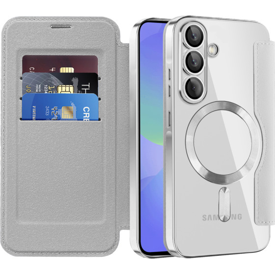 Techsuit - Smartmag Book Case - Samsung Galaxy A36 5G - Gray