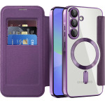 Techsuit - Smartmag Book Case - Samsung Galaxy A36 5G - Purple