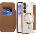 Techsuit - Smartmag Book Case - Samsung Galaxy A55 5G - Brown