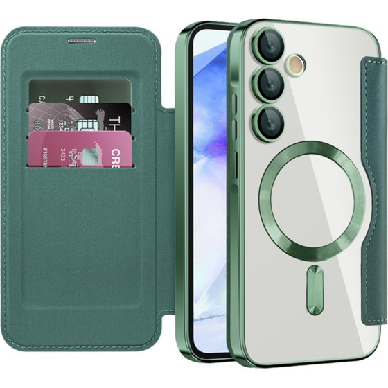 Techsuit - Smartmag Book Case - Samsung Galaxy A55 5G - Green