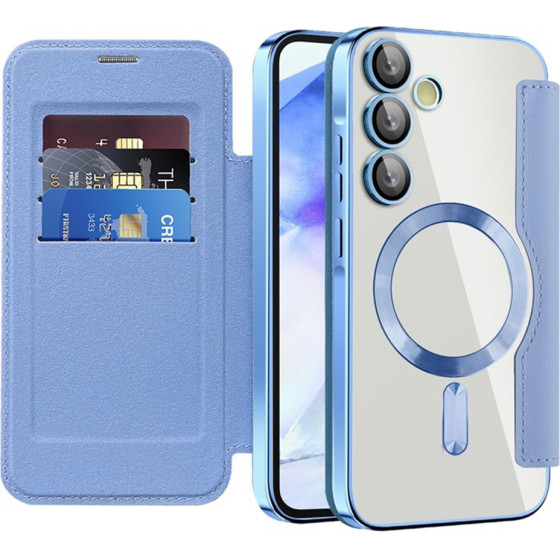 Techsuit - Smartmag Book Case - Samsung Galaxy A55 5G - Light Blue