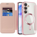 Techsuit - Smartmag Book Case - Samsung Galaxy A55 5G - Pink