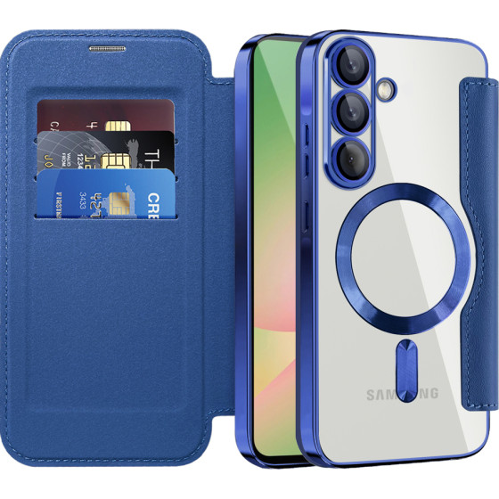 Techsuit - Smartmag Book Case - Samsung Galaxy A56 5G - Blue