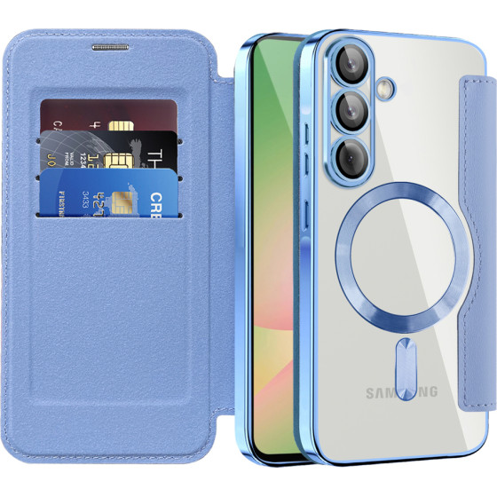 Techsuit - Smartmag Book Case - Samsung Galaxy A56 5G - Light Blue