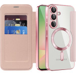 Techsuit - Smartmag Book Case - Samsung Galaxy A56 5G - Pink