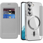 Techsuit - Smartmag Book Case - Samsung Galaxy S22 5G - Gray