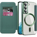 Techsuit - Smartmag Book Case - Samsung Galaxy S22 5G - Green