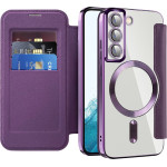 Techsuit - Smartmag Book Case - Samsung Galaxy S22 5G - Purple