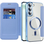 Techsuit - Smartmag Book Case - Samsung Galaxy S22 Plus 5G - Light Blue