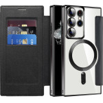 Techsuit - Smartmag Book Case - Samsung Galaxy S22 Ultra 5G - Black