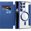 Techsuit - Smartmag Book Case - Samsung Galaxy S22 Ultra 5G - Blue