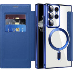 Techsuit - Smartmag Book Case - Samsung Galaxy S22 Ultra 5G - Blue