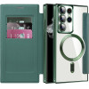 Techsuit - Smartmag Book Case - Samsung Galaxy S22 Ultra 5G - Green