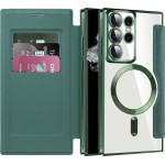 Techsuit - Smartmag Book Case - Samsung Galaxy S22 Ultra 5G - Green