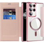 Techsuit - Smartmag Book Case - Samsung Galaxy S22 Ultra 5G - Pink